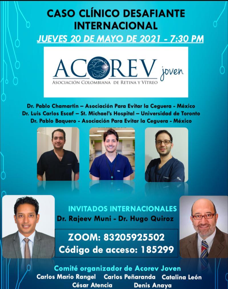 Nuevo caso clínico desafiante internacional de Acorev Joven